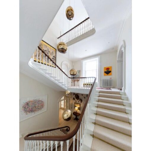 Set of 5x Gold Pendant Ceiling Lights KAS814 (8)