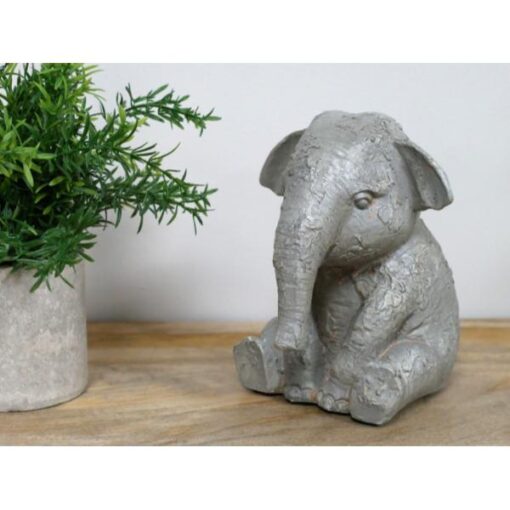 Sitting Elephant D10607(4)
