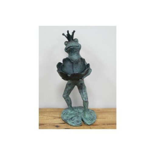 Standing Frog Bird Feeder D10715(1)