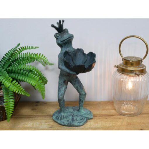 Standing Frog Bird Feeder D10715(3)