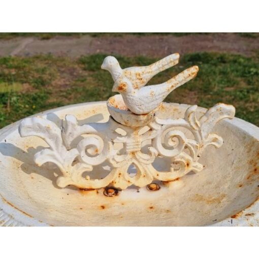 Bird Bath White H36 (1)