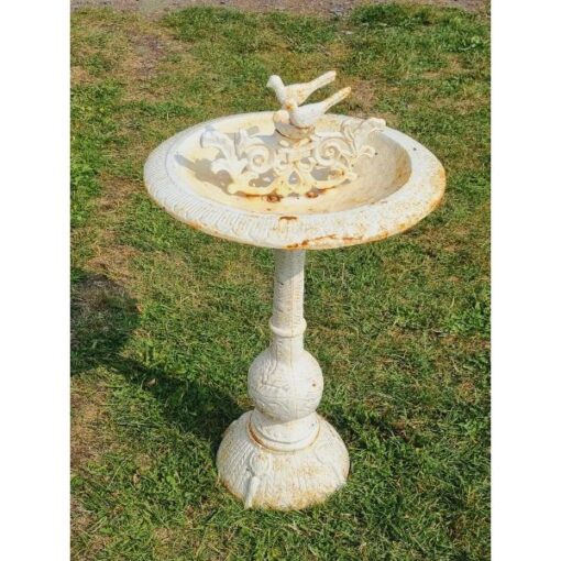 Bird Bath White H36 (2)