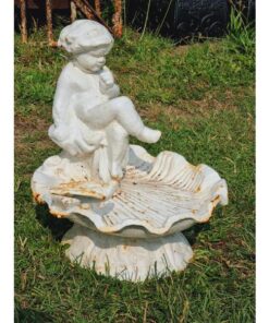 Cherub Bird Bath H142 (3)