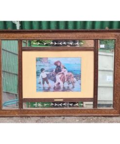 Ornate Mirror with Integrated Print KAS830 (5)
