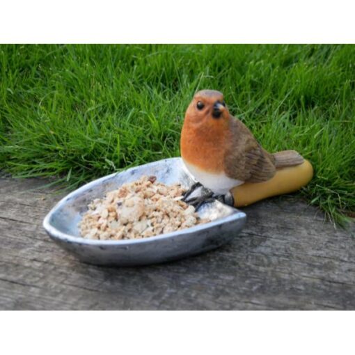Bird Feeder Robin on Spade D7536(5)