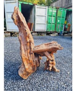 Handmade Carved Wooden Chair KAS842 (1)