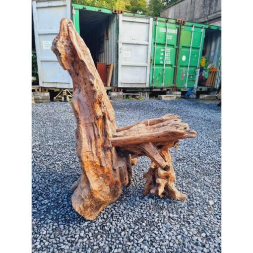 Handmade Carved Wooden Chair KAS842 (1)