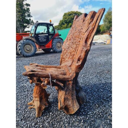 Handmade Carved Wooden Chair KAS842 (4)