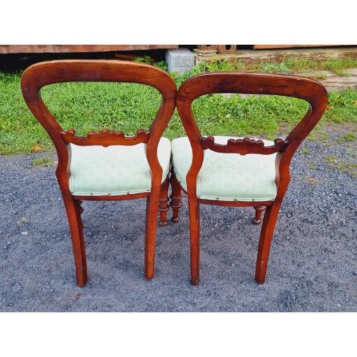 Pair of Balloon Back Chairs KAS862 (7)