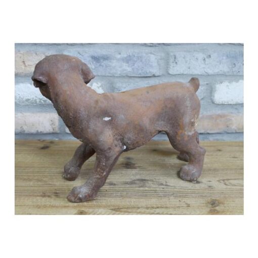 Small Cast Iron Rusty Dog D11481(2)