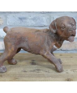 Small Cast Iron Rusty Dog D11481(3)