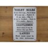 Toilet Rules D7129