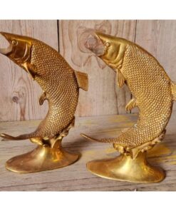 Fish Statues - Brass - Pair KAS901 (1)