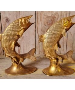 Fish Statues - Brass - Pair KAS901 (2)