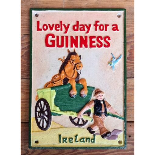 Guinness - Horse and Cart - Cast Iron HS659
