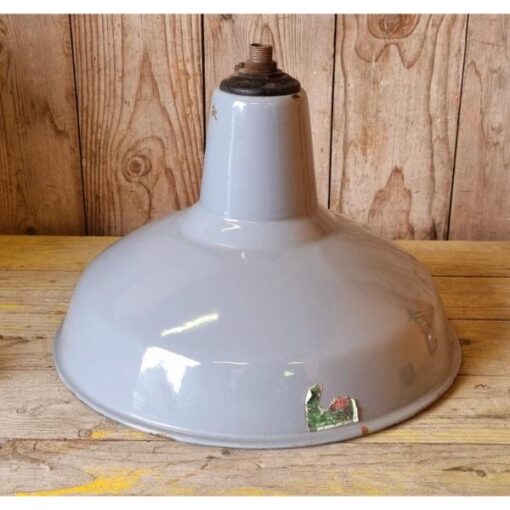 Industrial Shade - Enamel - Grey KAS888 (1)