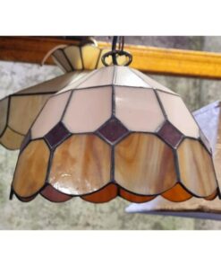Leaded Glass Shade - Orange - KAS881 (1)