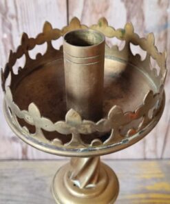 Ornate Brass Candle Holder KAS913 (2)