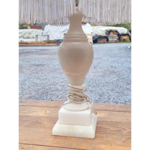 Pair of Lamps - Marble Base KAS884 (2)