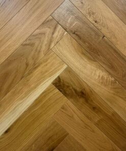 Sierra Rustic Oak Herringbone Brushed & Lacquered
