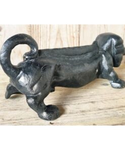 Boot Scraper Dog Cast Iron Large H45 (2)