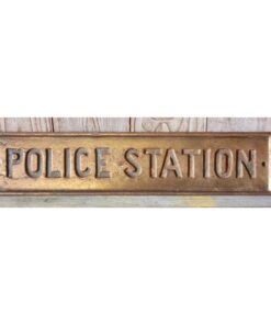 Police Station Cast Iron Sign KAS924 (1)