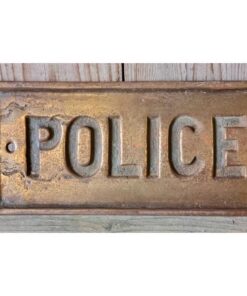 Police Station Cast Iron Sign KAS924 (2)