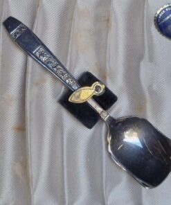 Set of 7 Silver Plate Spoons KAS943 (1)