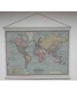 Canvas Wall Art World Map D10673 (2)