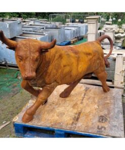 Cast Iron Rusty Bull D1030