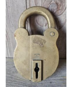 Brass Lock Paperweight KAS961 (1)