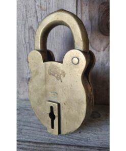 Brass Lock Paperweight KAS961 (4)
