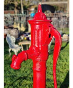 Cast Iron Pump Large Red H364 (2)
