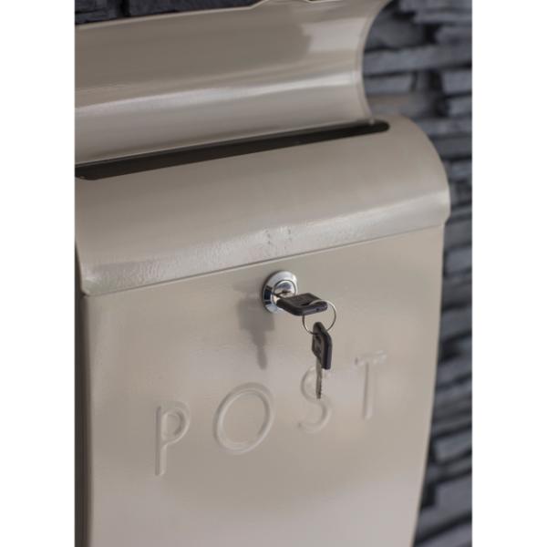Classic Post Box with Lock Clay GT-63 (2)
