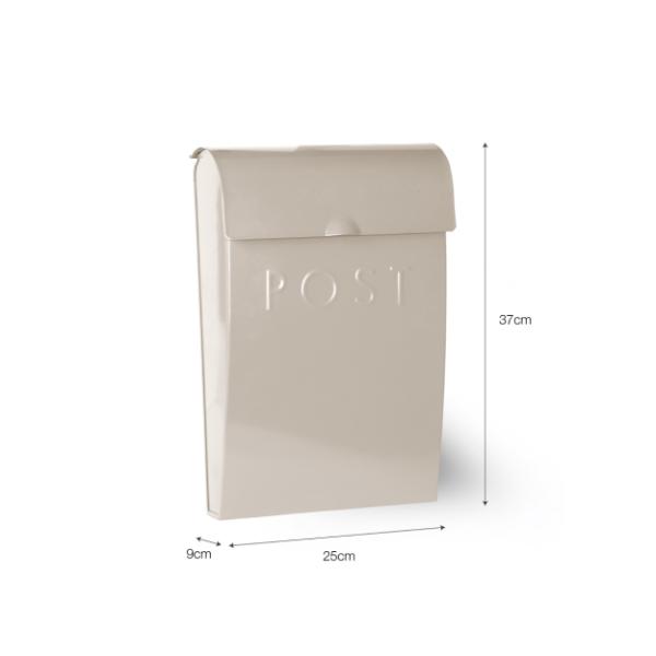 Classic Post Box with Lock Clay GT-63 (4)