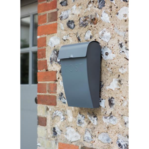 Classic Post box with Lock Charcoal gt-64 (1)