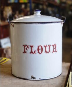 Enamel Flour Bin KAS1035 (1)