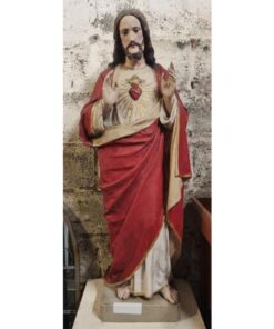 Sacred Heart Statue and Plinth KAS1041 (2)