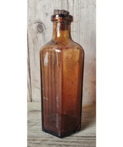 Vintage Bottle Brown Glass KAS960 (2)