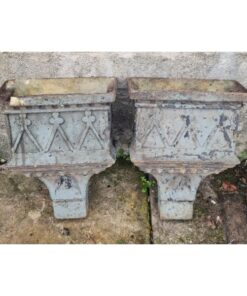 Pair of Cast Iron Hoppers KAS1137 (1)