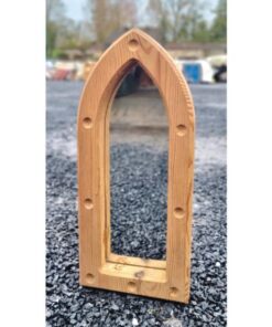 Timber Framed Mirror Gothic Style KAS1053 (1)