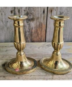 Brass Candle Holders Pair KAS1220 (1)