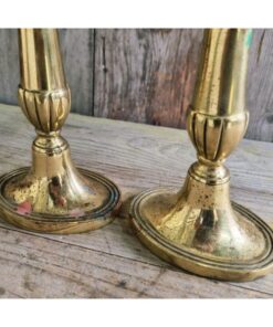 Brass Candle Holders Pair KAS1220 (2)