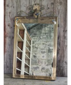 Brass Framed Mirror St James Church Piccadilly KAS1223 (1)