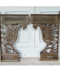 Victorian style Cast Iron Brackets Pair KAS1227 (1)
