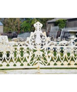 Bench Cast Iron Ornate H413 (2)