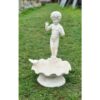 Bird Bath Cherub Standing H143 (1)