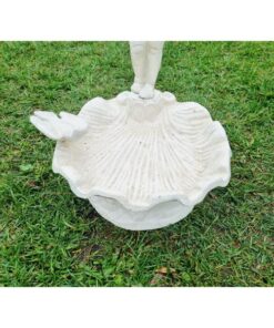 Bird Bath Cherub Standing H143 (2)