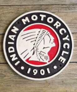 Indian Motorcycle Black Round HS721