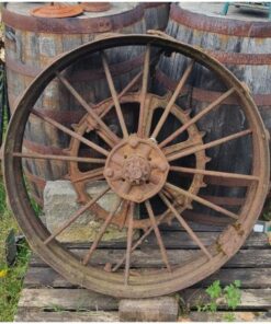 Large Heavy Cast Iron Wheel KAS1244 (2)